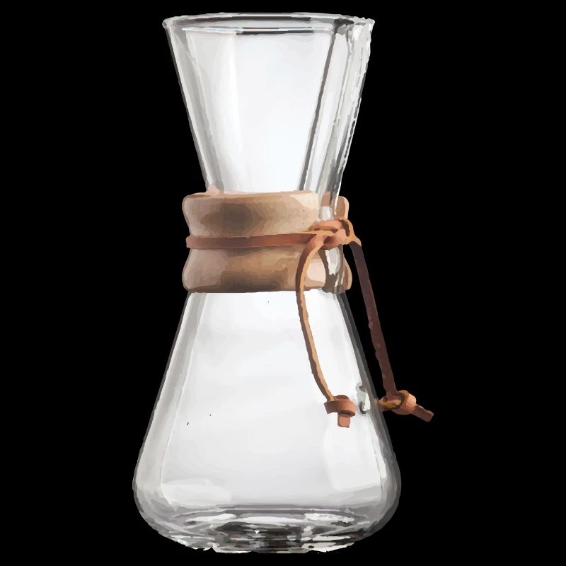 Chemex Design Karaffe Glas Pour Over Kaffeebereite