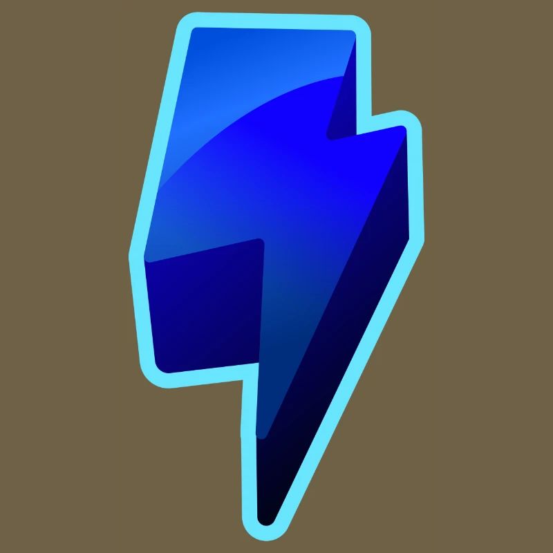 NeonBlitz Lightning Graphique Bleu