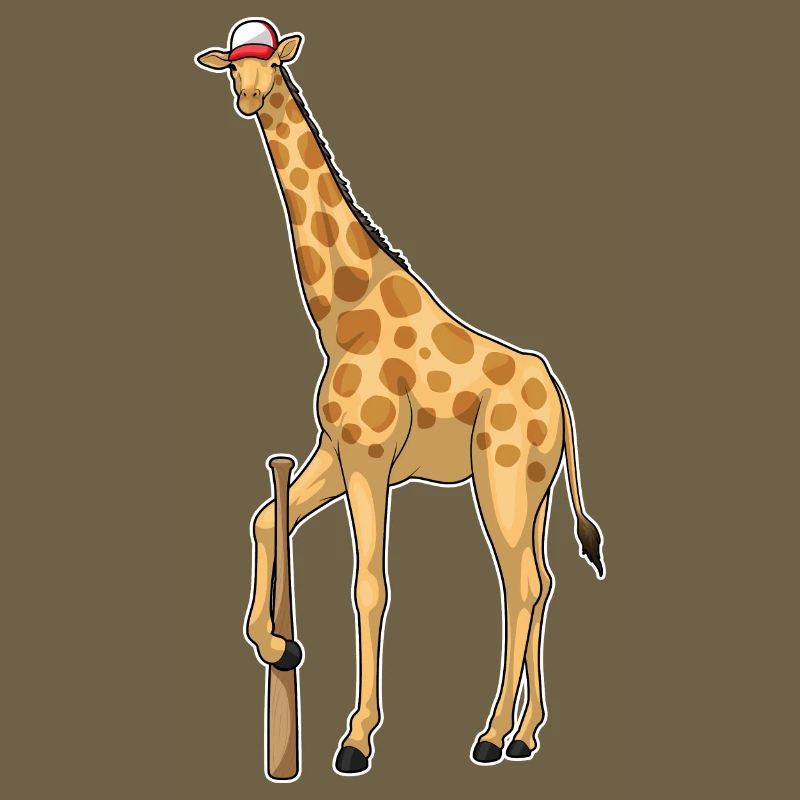 Batte de baseball girafe