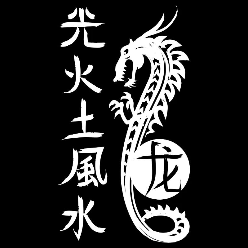 Dragon Chanceux, Lumière, Feu, Terre, Eau, Vent