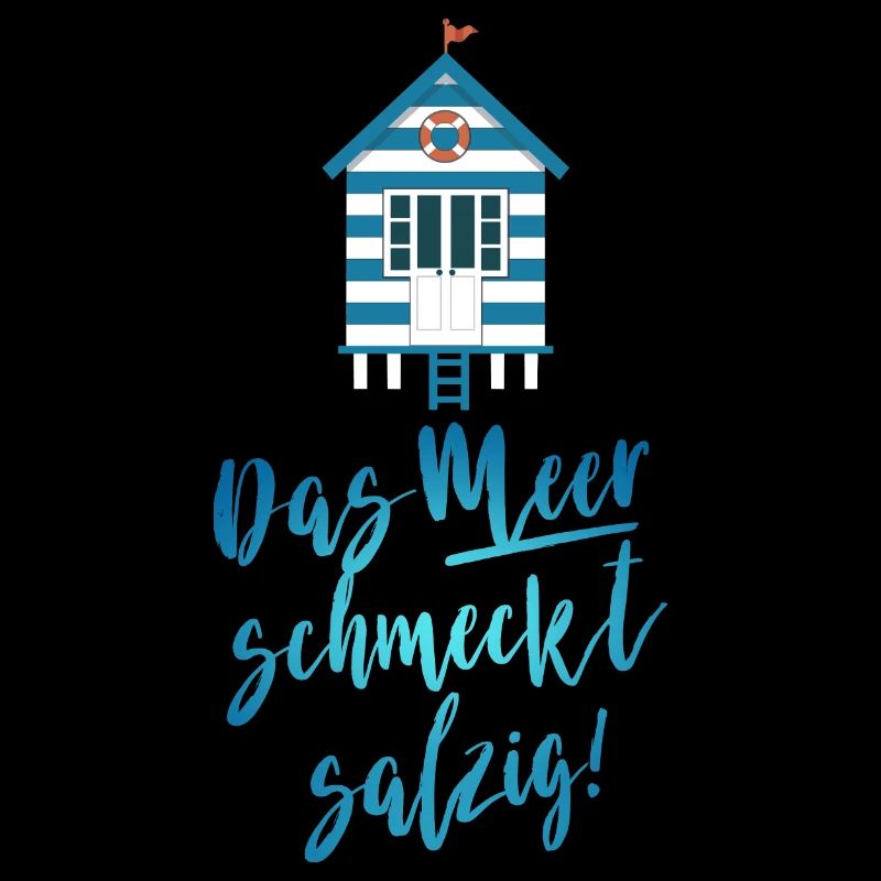 Das Meer schmeckt salzig