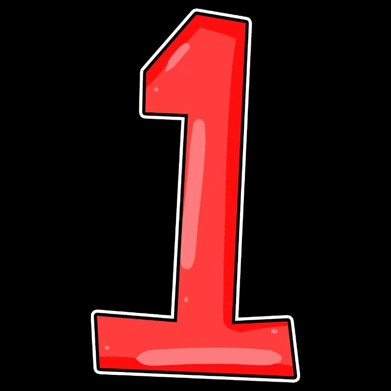 Number 1 Red