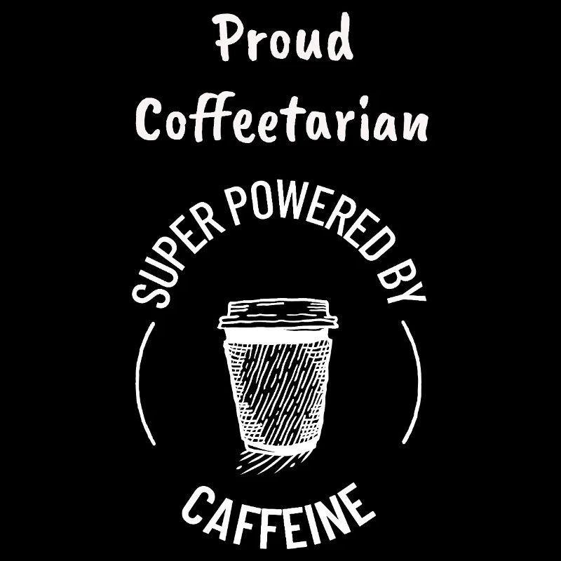Stolzes Coffeetarian Rundes Abzeichen