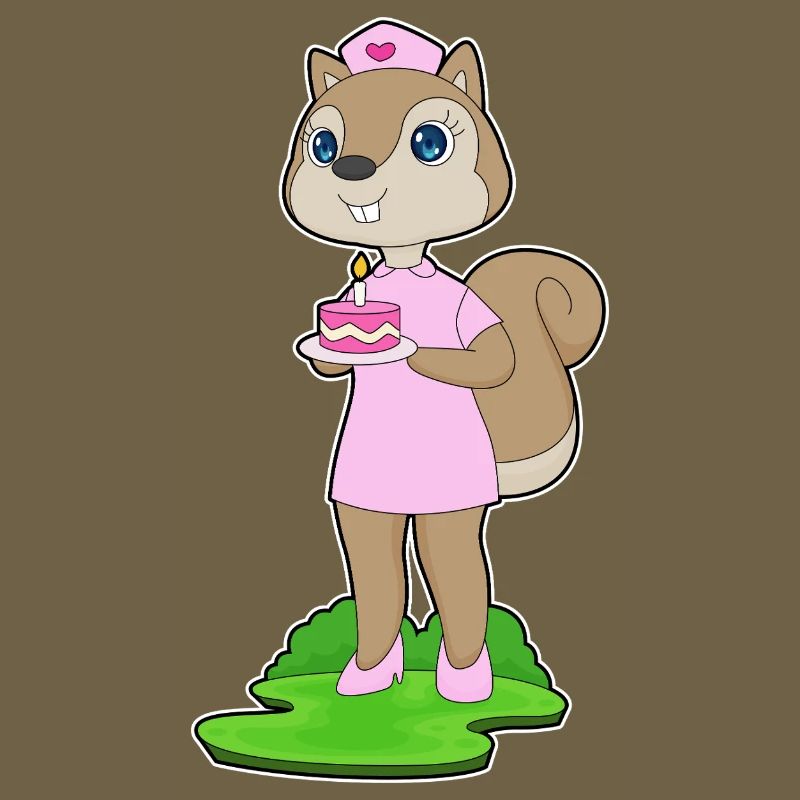 Eichhörnchen Geburtstag Krankenschwester