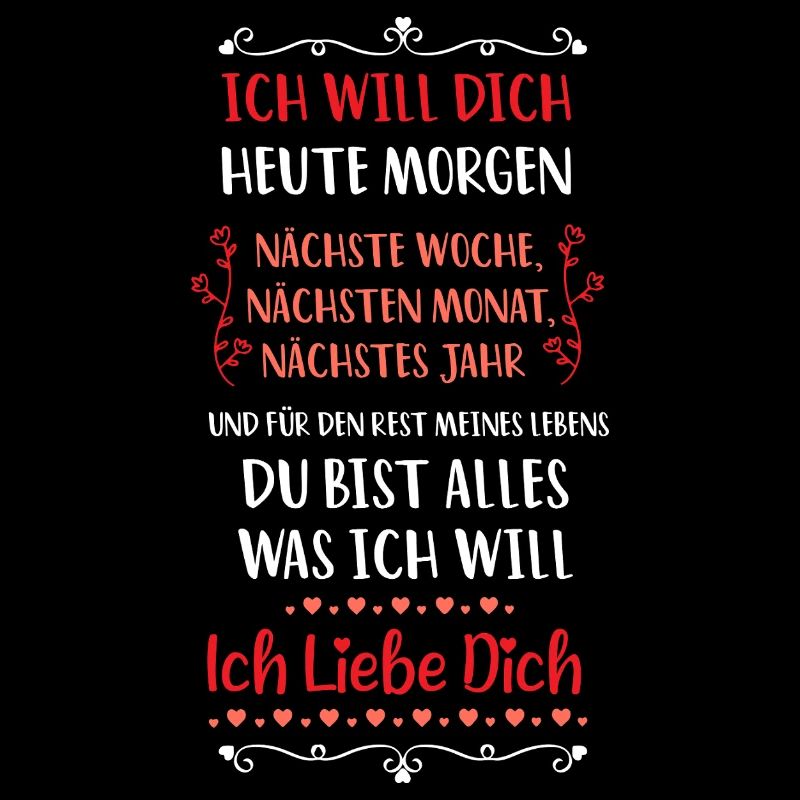 Ich will dich heute morgen nächste Woche