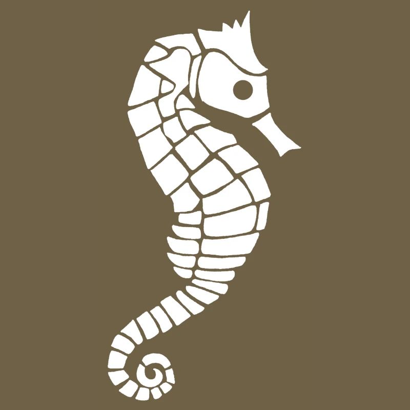 Hippocampe blanc
