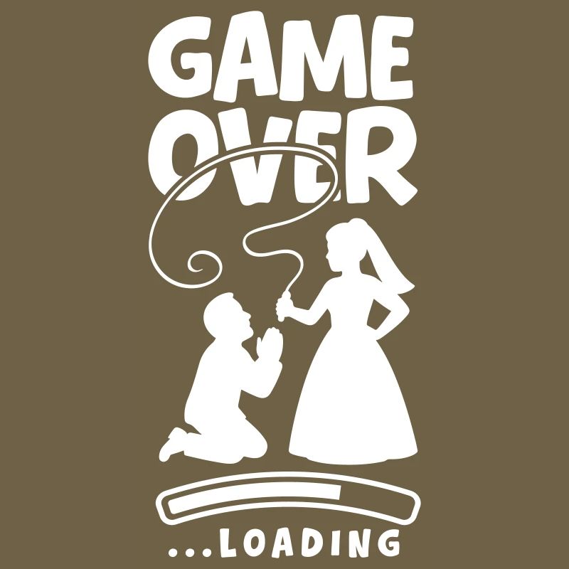 Game Over Hochzeit Ehepaar