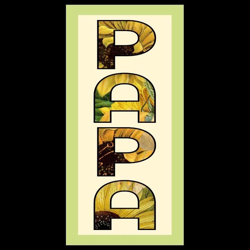 Sonnenblumenfeld Papa