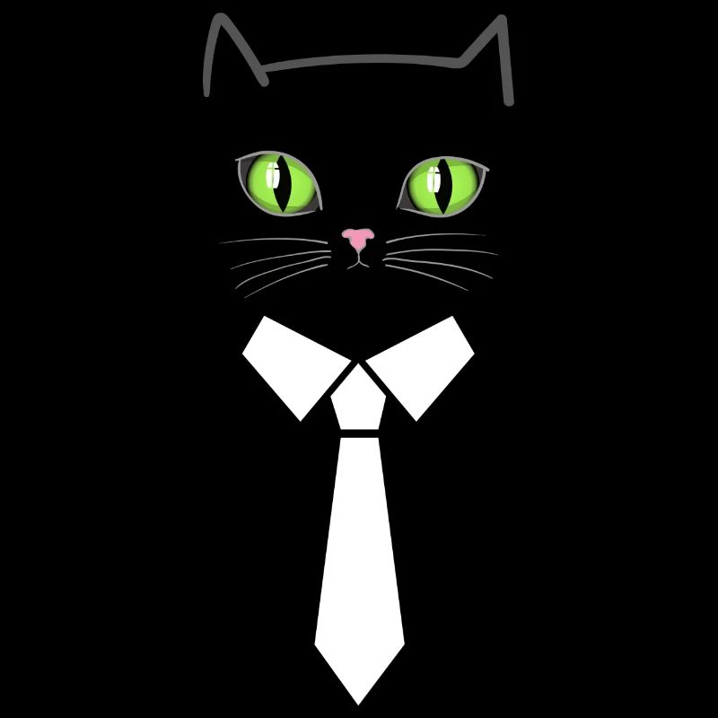 Chat d’affaires en costume