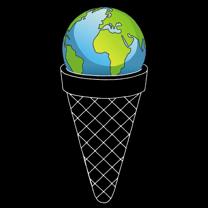 Eis vom Planeten Erde