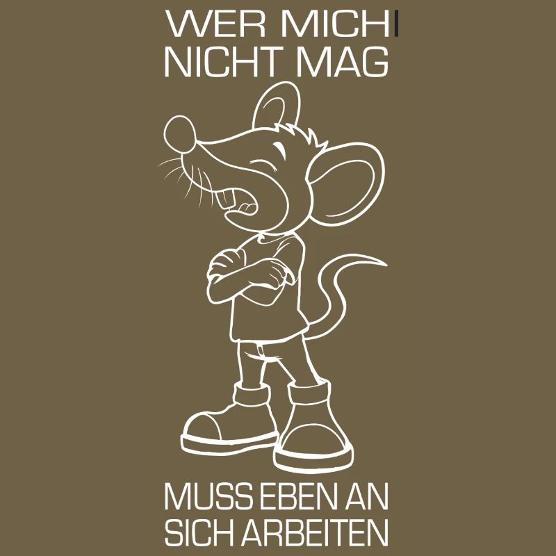 Mouse with work ethic funny saying