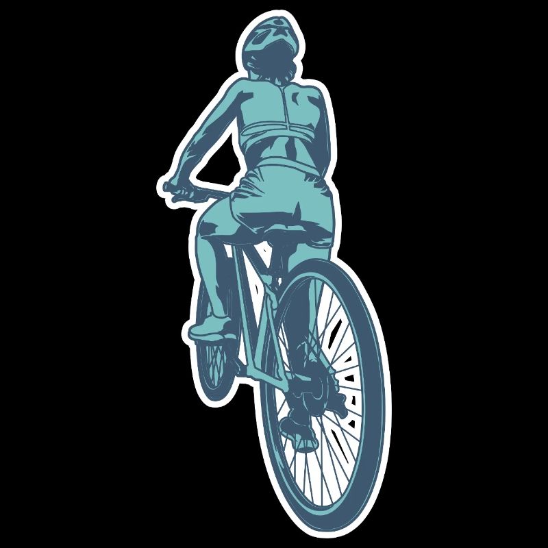 Radfahrerin