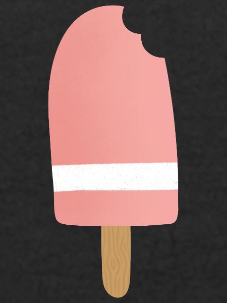 Gradient Pink Popsicle Bite