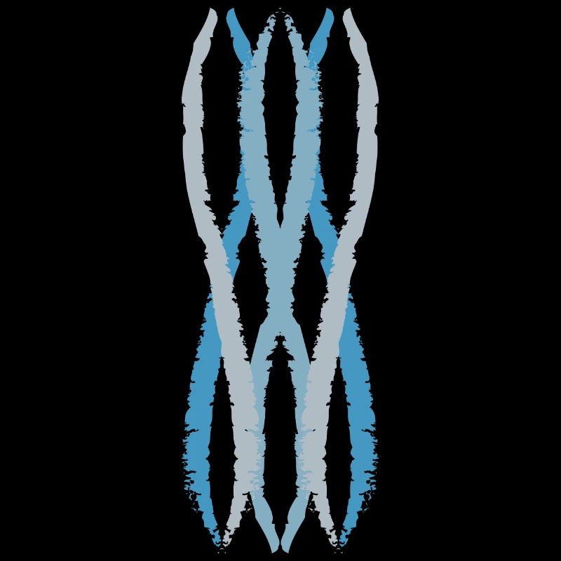 wave Art | blue-grey