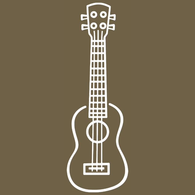Ukulele Line Art