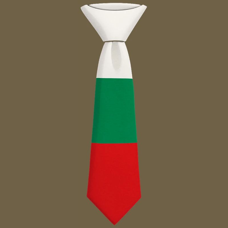 Cravate Bulgarie – Conception du drapeau