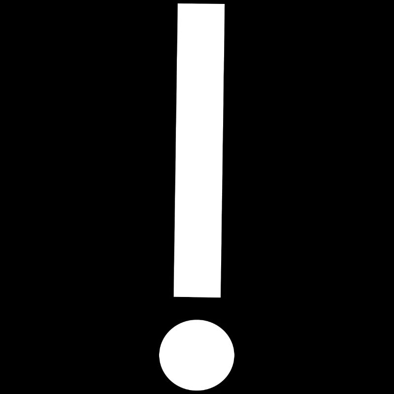 Modèle de modèle de point d’exclamation Modèle