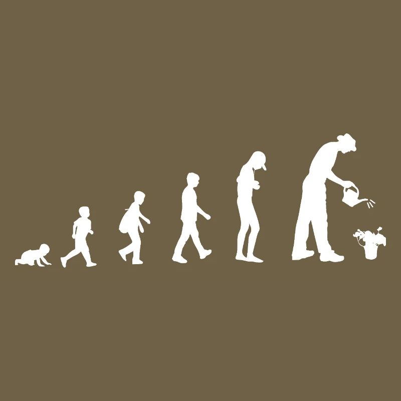 Évolution du bébé au jardinier