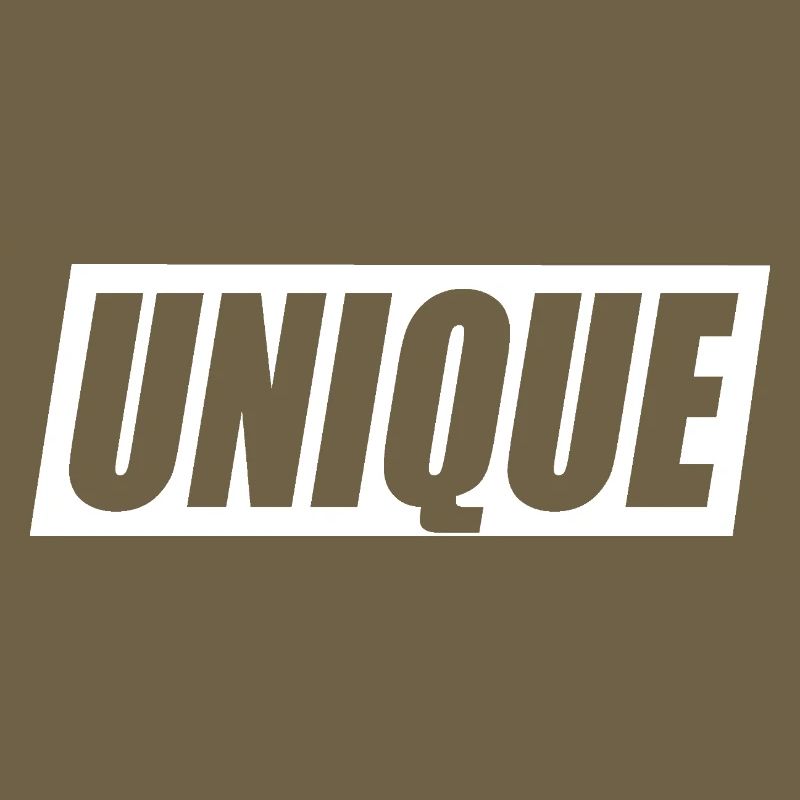 Unique Einzigartig Unikat Selbstwert Einzig Artig
