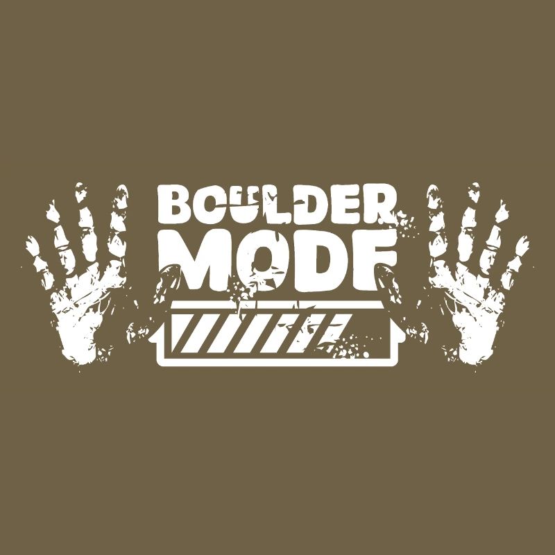 Boulder Chalk loading Hand Kletterer Symbol Logo