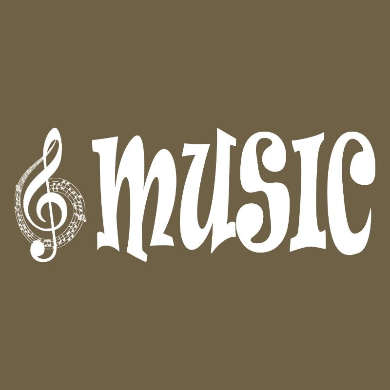 Musique - Style typographique classique rétro