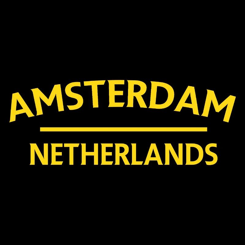 Amsterdam – Niederländisches Textdesign