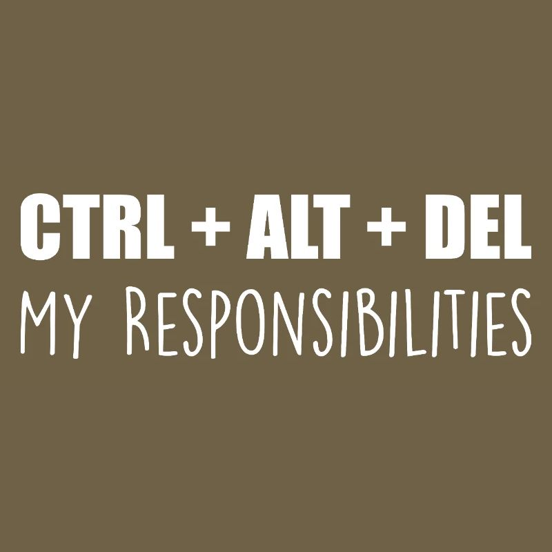 Ctrl + Alt + Del: My Responsibilities