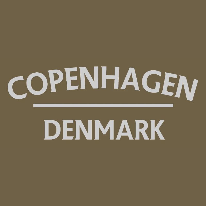 Copenhague – Danemark Textdesign