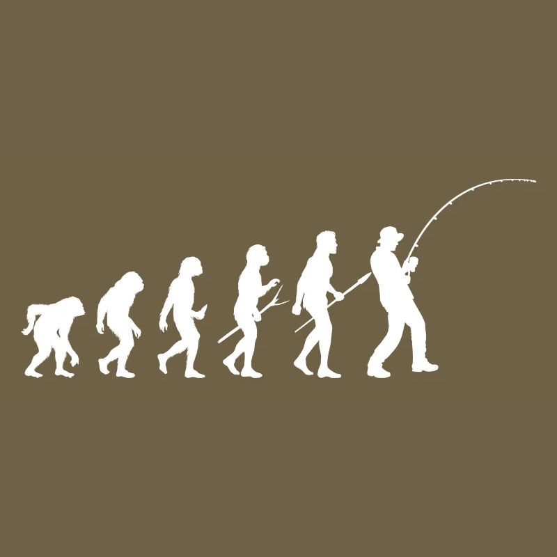 Silhouette du pêcheur Evolution