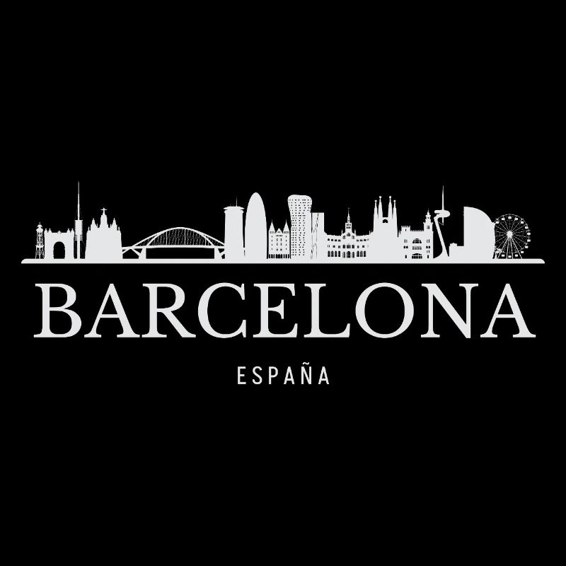 Barcelone Skyline, Barcelone, Espagne