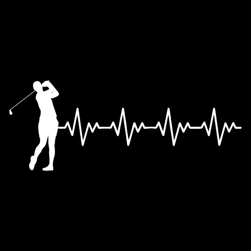 Golf Golfer Golfschlag EKG Herzschlag Herzfrequenz