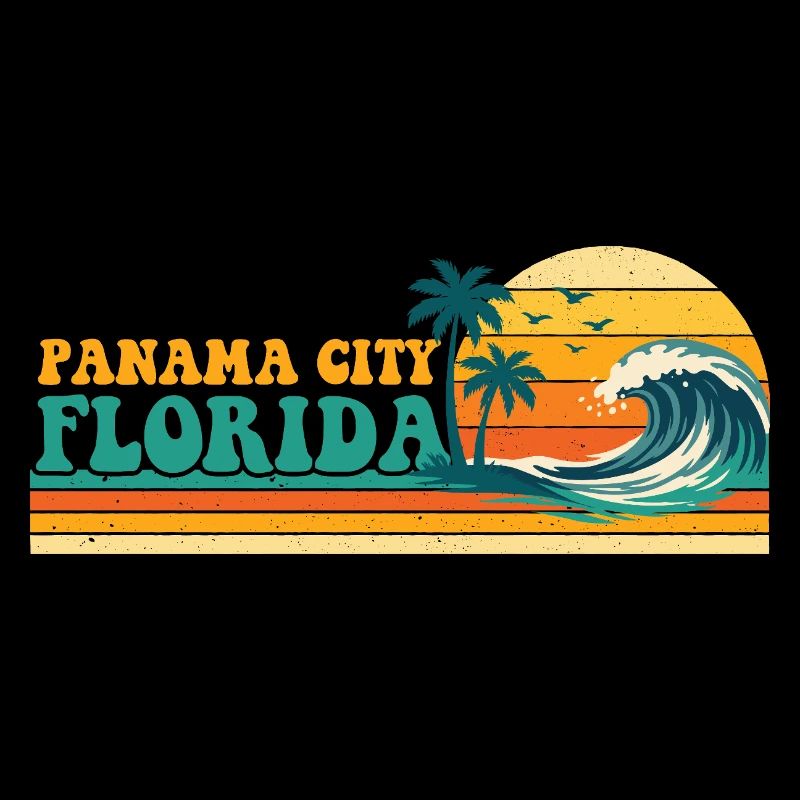 Panama City Florida Retro Spring Break Vacation
