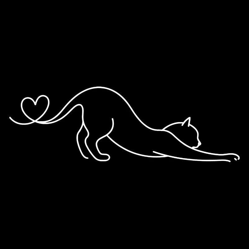 Cadeau mignon esthétique pour chat à une ligne