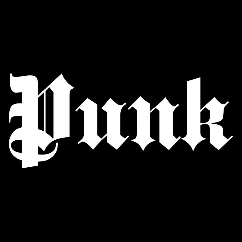 Logo gothique punk rock