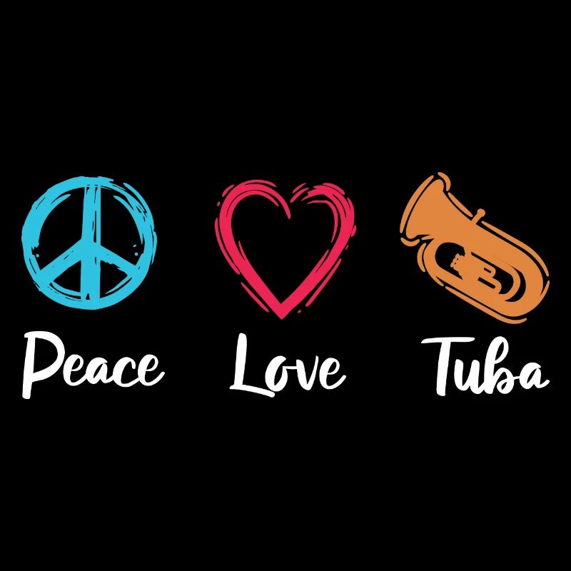 Frieden Liebe Tuba