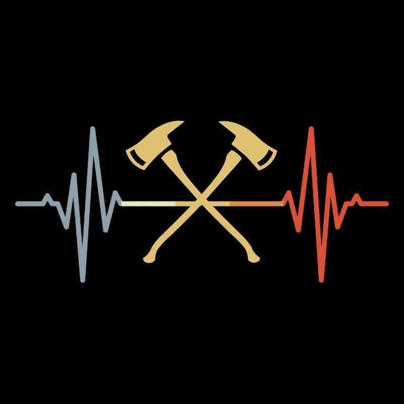 Palpitations cardiaques de la hache de pompier