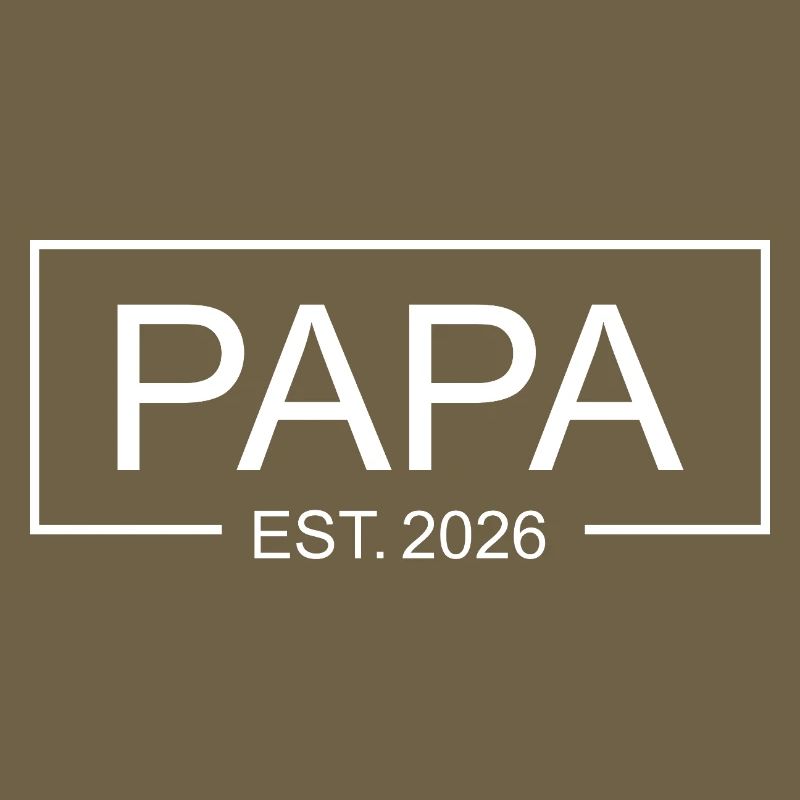Papa Est 2026 Vatertag Geschenkidee