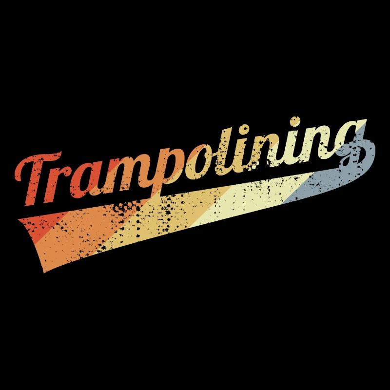 Saut de trampoline vintage