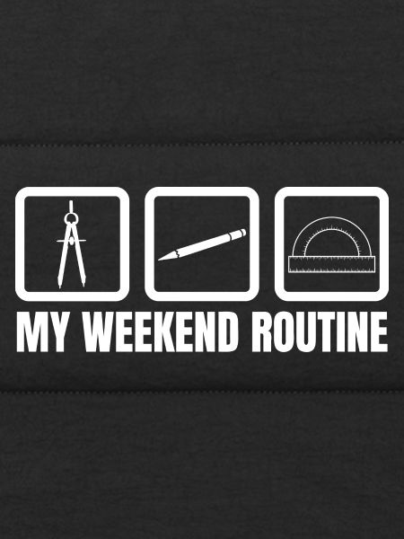 Architekt Wochenendroutine