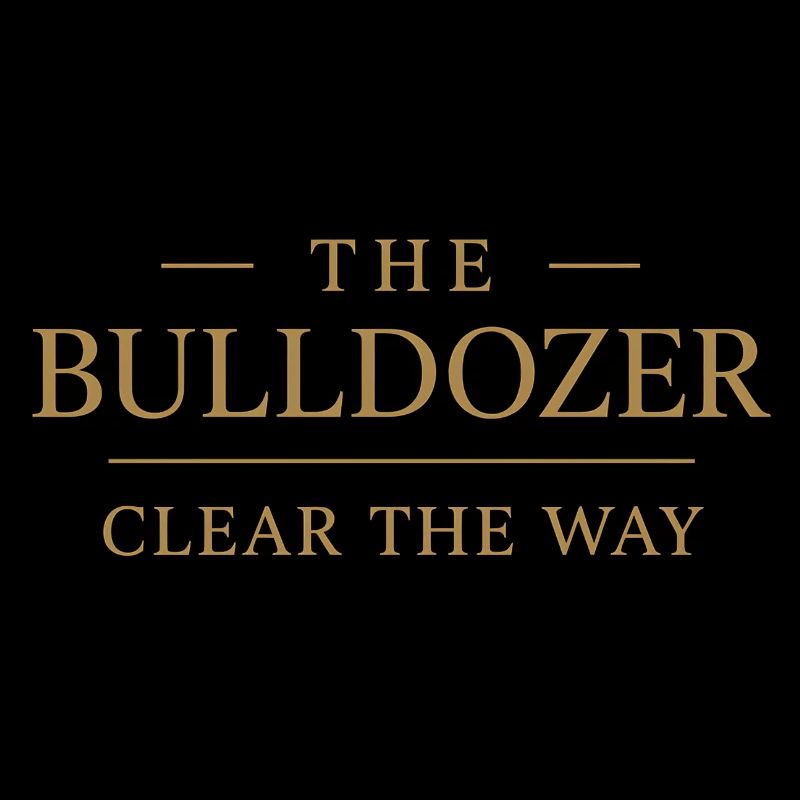 The Bulldozer – Edles Goldlogo Design