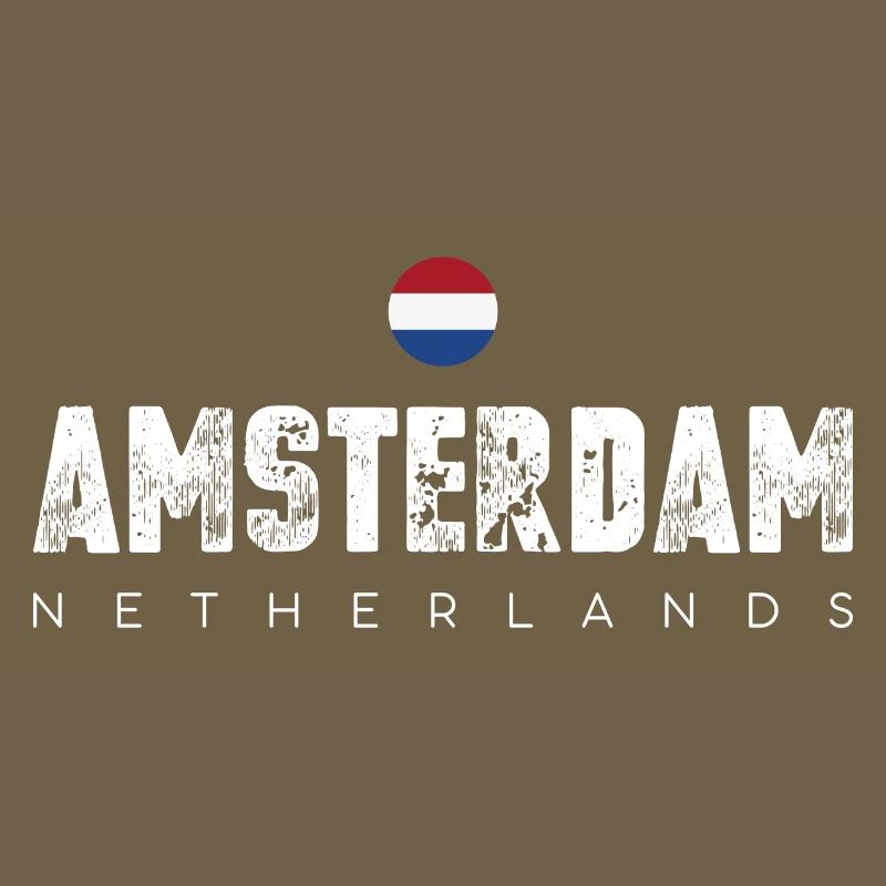 Amsterdam Bold Distressed Typography