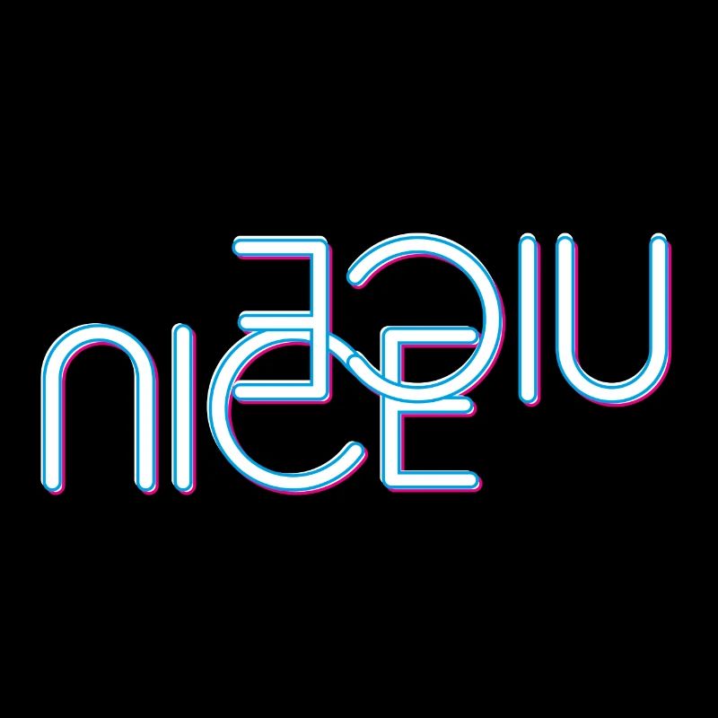 Nice schriftzug