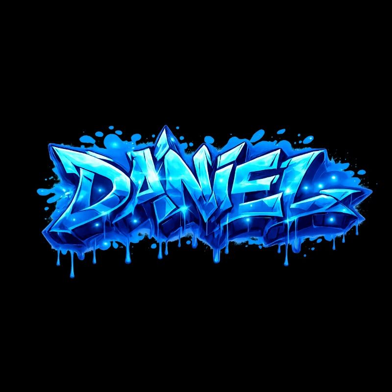 Graffiti DANIEL Name Geschenk Ideal druckbar