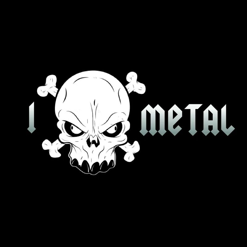 Extremer Metall Totenkopf