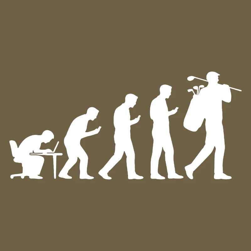 Evolution Golf Cadeau drôle pour golfeurs masculins