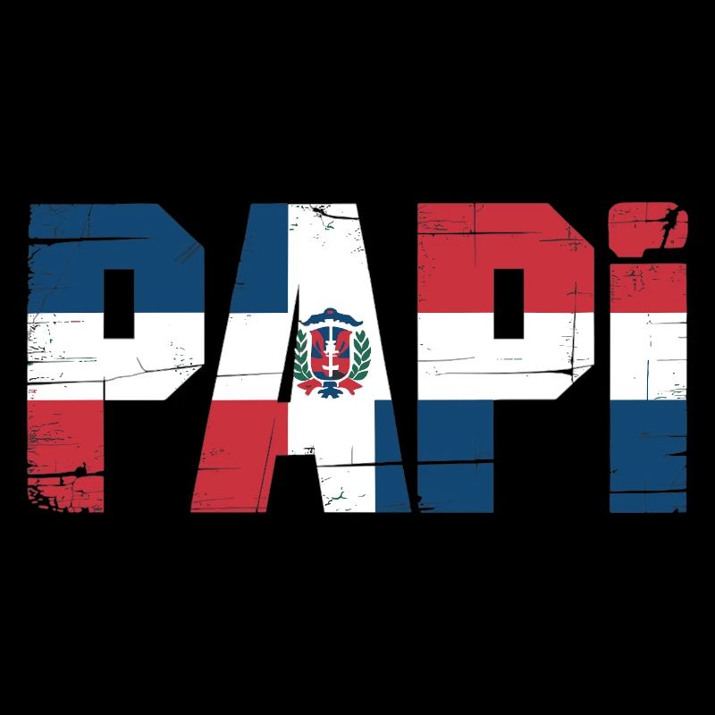 Daddy Dominican Flag – Proud Dad from the