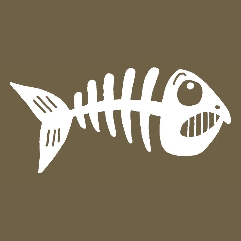 Fisch-Skelett