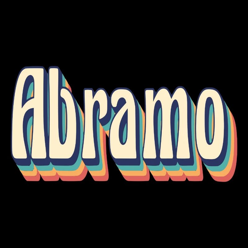 Abraham T-Shirt Retro Vintage Stil Geschenkidee