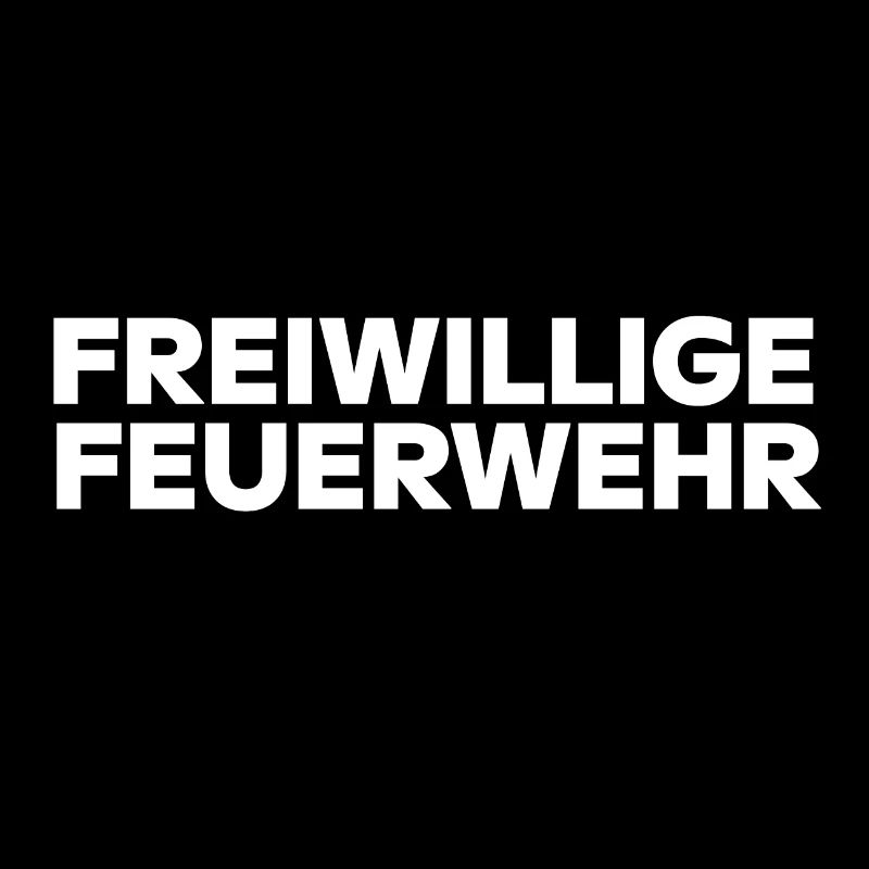 Freiwillige Feuerwehr Schriftzug