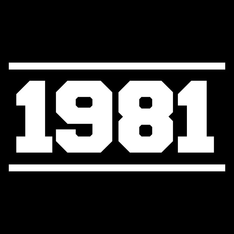 1981 Cadeau rétro 1981 original 1981